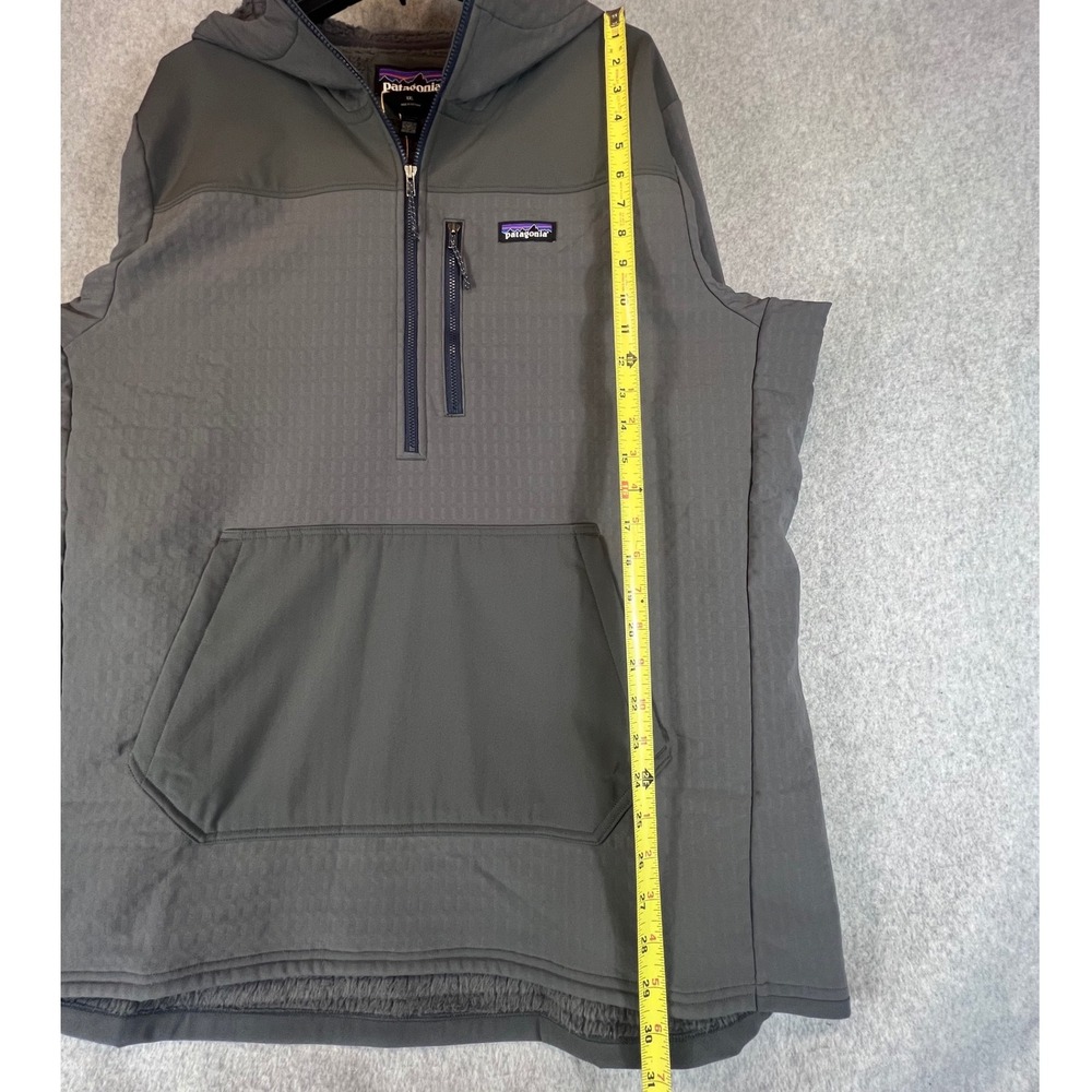 Patagonia R2 TechFace Pullover Men XXL Forge Grey 41765 Hood Fleece NWT Gorpcore - Picture 6 of 8